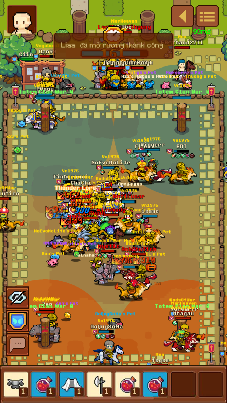 Treasure Hunter: Pixel MMO RPG