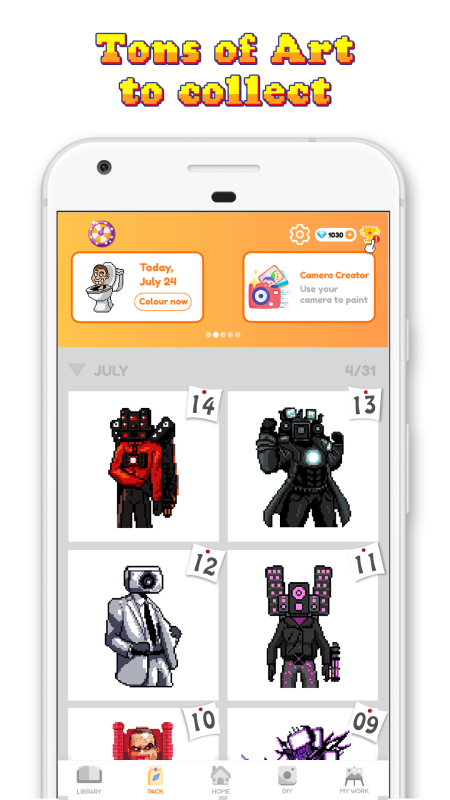 Pixel By Number: Art Puzzle