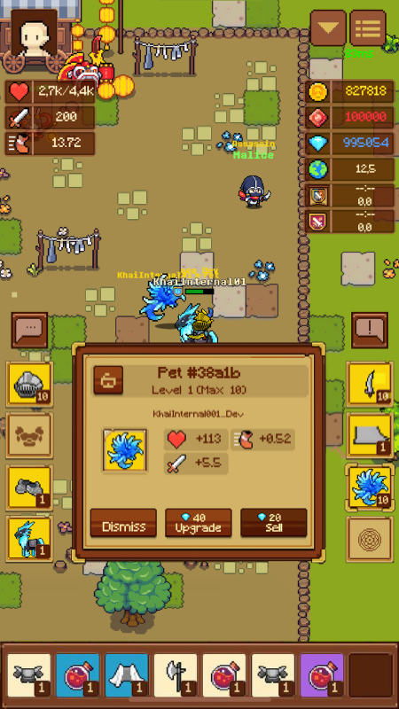 Treasure Hunter: Pixel MMO RPG