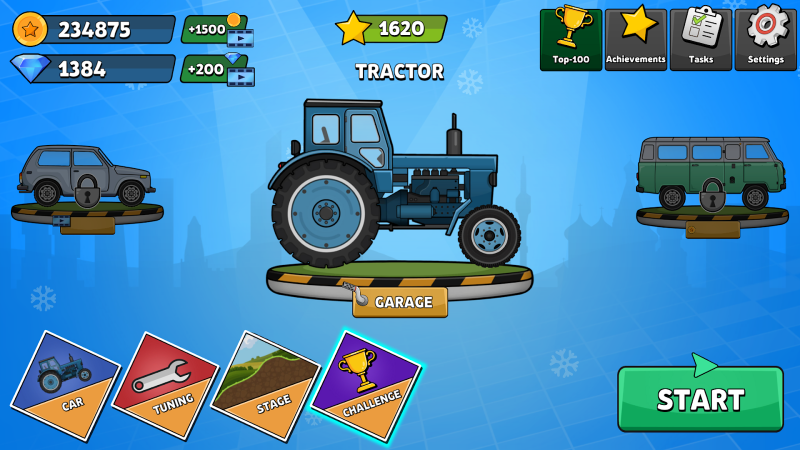Hill Dash Racing: Russian Cars