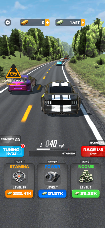 Highway Overtake - Car Racing