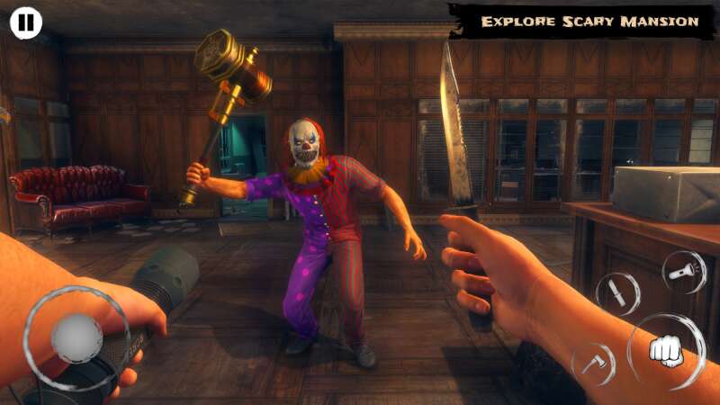 Horror House Scary Clown Game