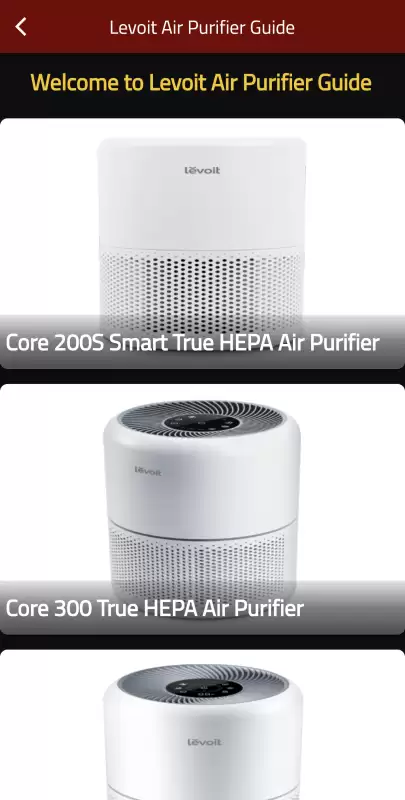 Levoit Air Purifier Guide