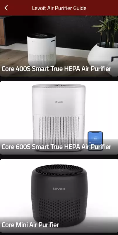 Levoit Air Purifier Guide