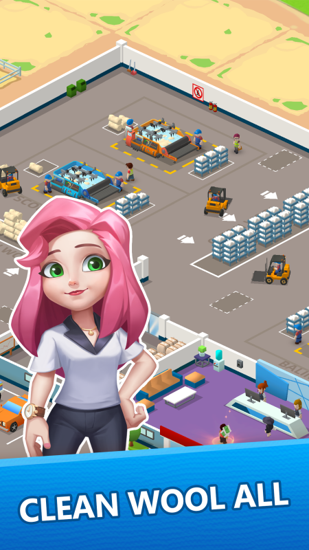 Wool Inc: Idle Factory Tycoon