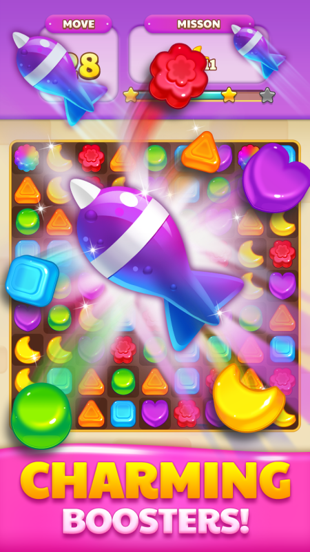 Jelly Drops - игра-головоломка