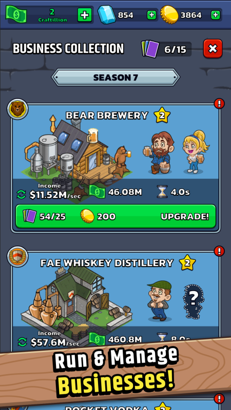 Idle Distiller Tycoon Game