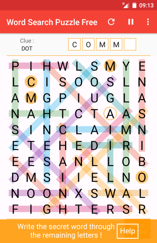 Word Search Puzzles Game