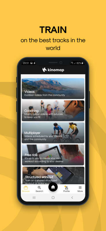 Kinomap: Ride Run Row Indoor