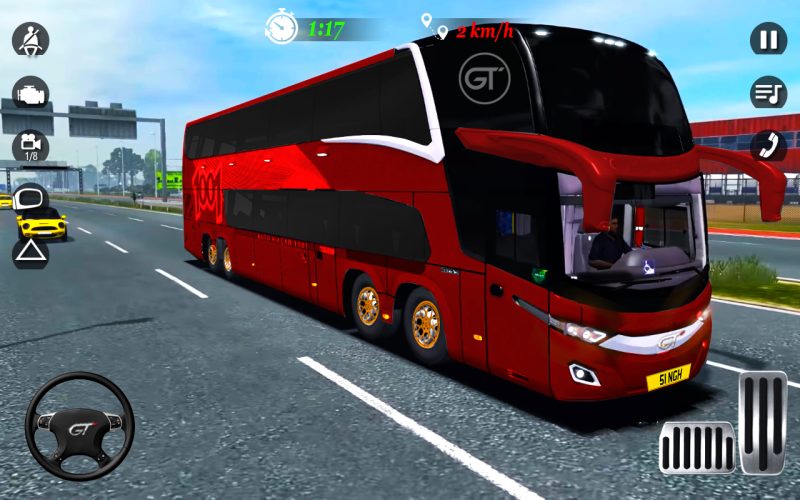 bus games: Bus parking game
