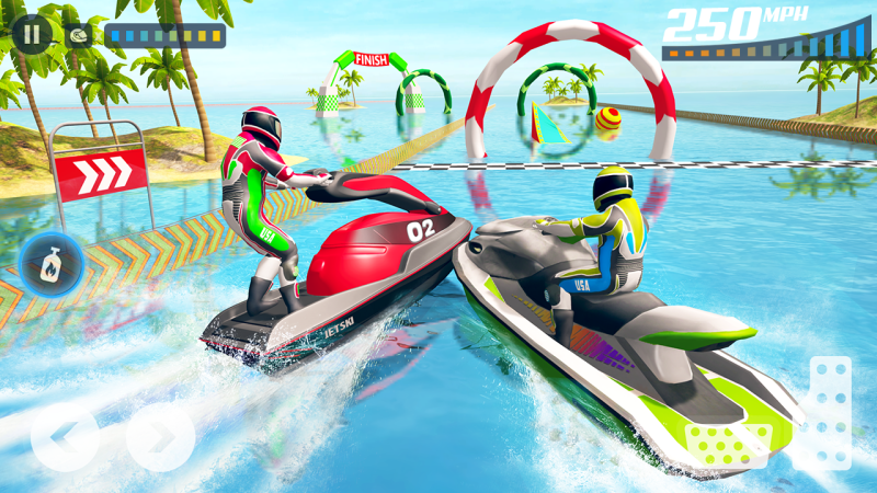 Jet Ski Boat Game: водные игры