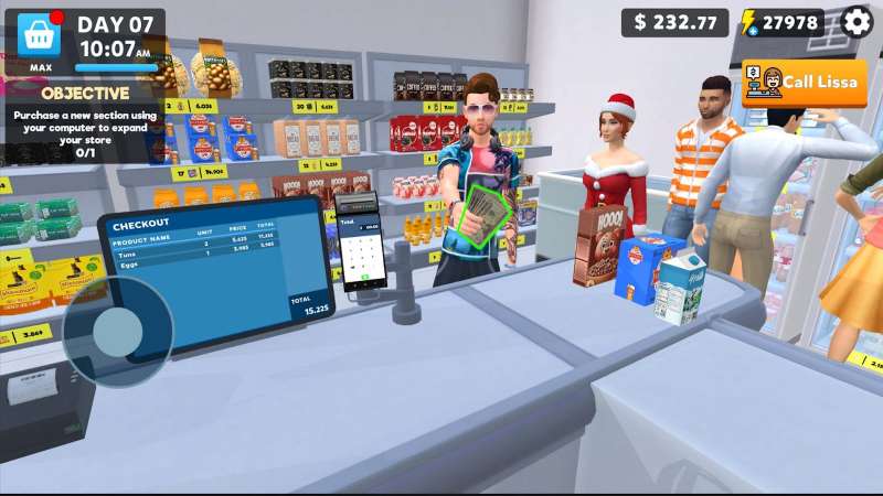 Supermarket Simulator Game 3D